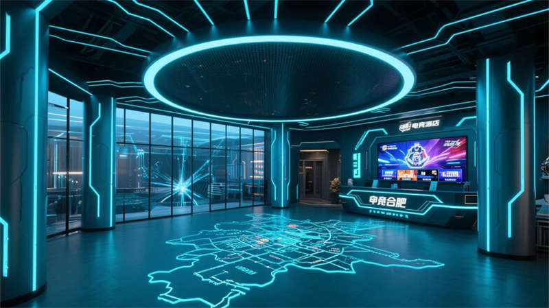 量子玩家·鏈接虛擬與現實的次元樞紐，合肥未來電競生態(tài)酒店設計